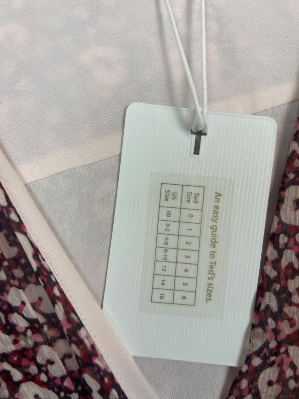 NWT Ted Baker Vallyy Boho Peasant Dress Sz 4 Draped Surplice V-Neck Long Sleeve - Picture 6 of 15